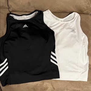 Adidas Kids Black and White Tank Duo
